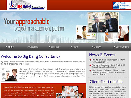 Web design for Project Management Experts