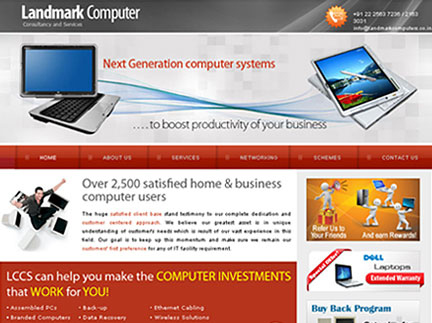 Web Development of Computer Services