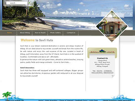 Web development for Holiday Home