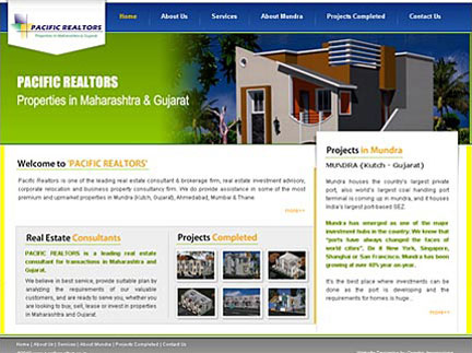 Web development for Real Estate Consultancy