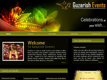 Website of Event Service