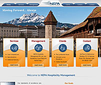 Website of Hospitality Management Services