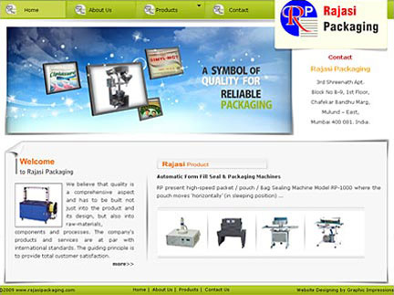 Packaging Machinery Web Design