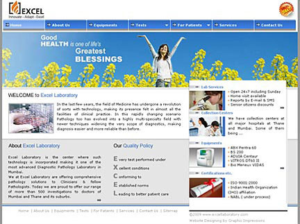 Website of Pathology Laboratory