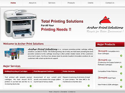 Printing Solutions Website