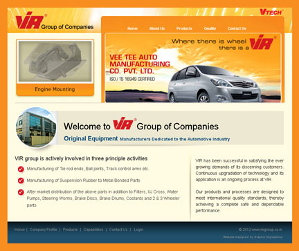 Online Store of Automotive Components