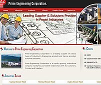Web design for Industrial Products Supplier