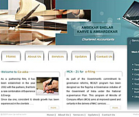 Web development for Chartered Accountants Firm