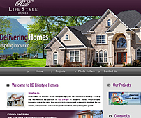 Web designing for Lifestyle Homes