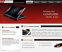 Website of Computer Hardware Firm