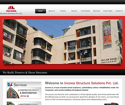 Construction & Restoration Company Websit