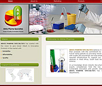 Website for Marketing of Pharmaceutical Products
