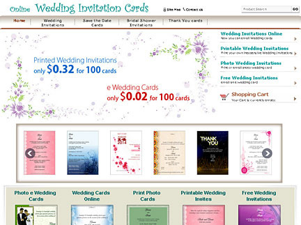 Online Wedding Invitation Cards